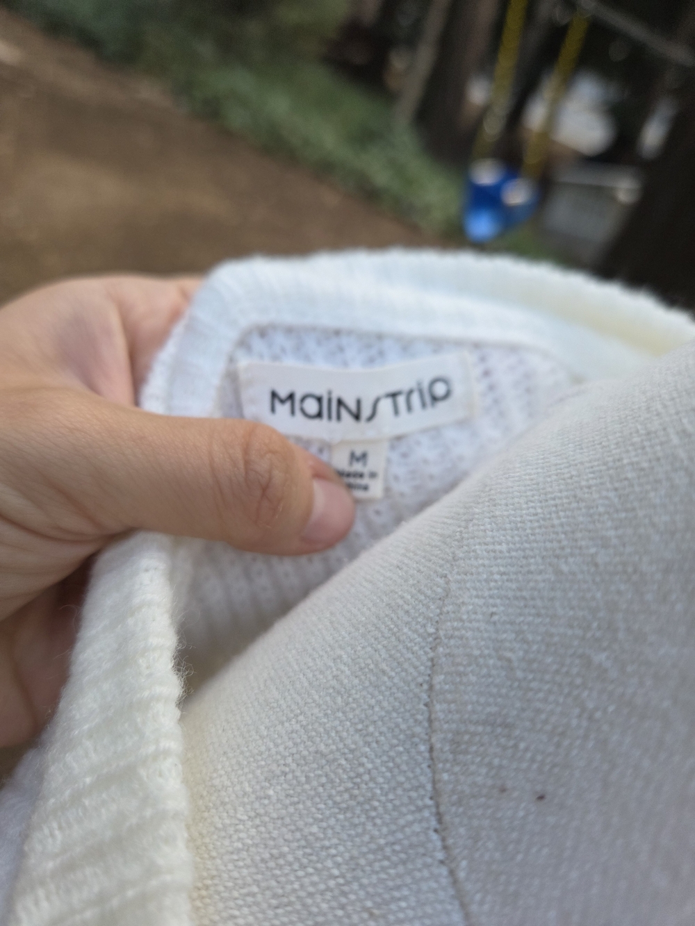 Mainstrip Boutique Fall Autumn Hello Pumpkin White Knit Sweater - Picture 7 of 8